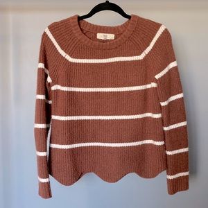 Burnt Orange  Crewneck Sweater